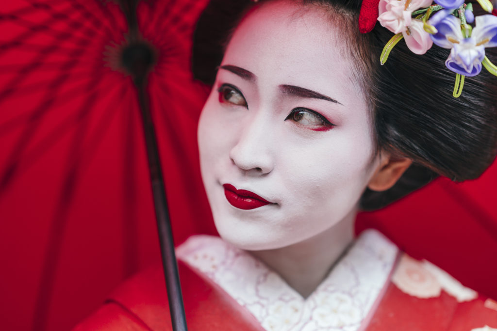 Portrait Of A Maiko Geisha In Gion Kyoto Unique Wide View Of Barsana Monastery, Maramures Region Of Romania In Europe