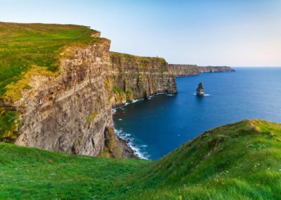 Cliffs Of Moher At Dusk In Co. Clare, Ireland