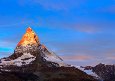 First Light On The Matterhorn