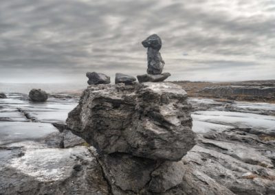 Rough Rocks Ion West Coast Of Ireland, Burren National Park, Ire