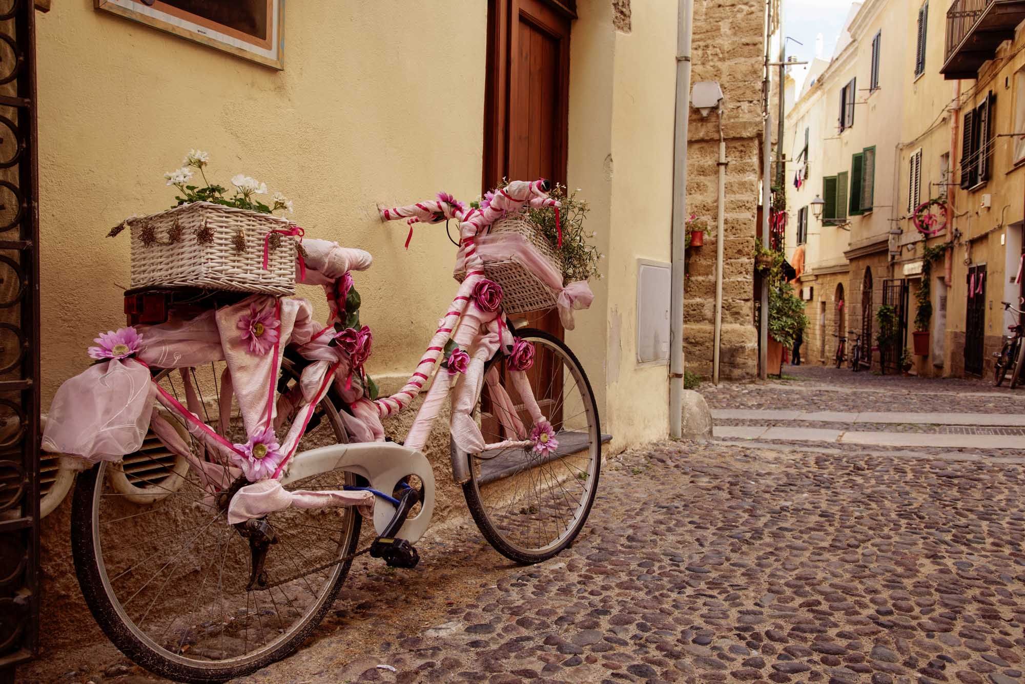 Old Town Of Alghero, Sardinia, Italy