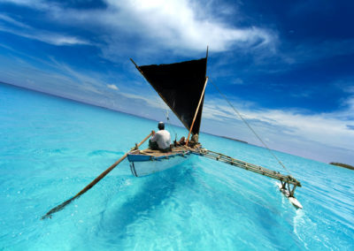 Sailing In A Tropical Lagoon