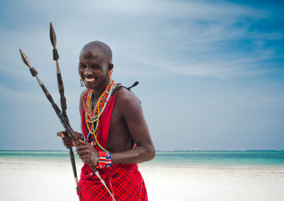 Portrait Of A Masai warrior, Diani Beach, Ukunda, Kenya