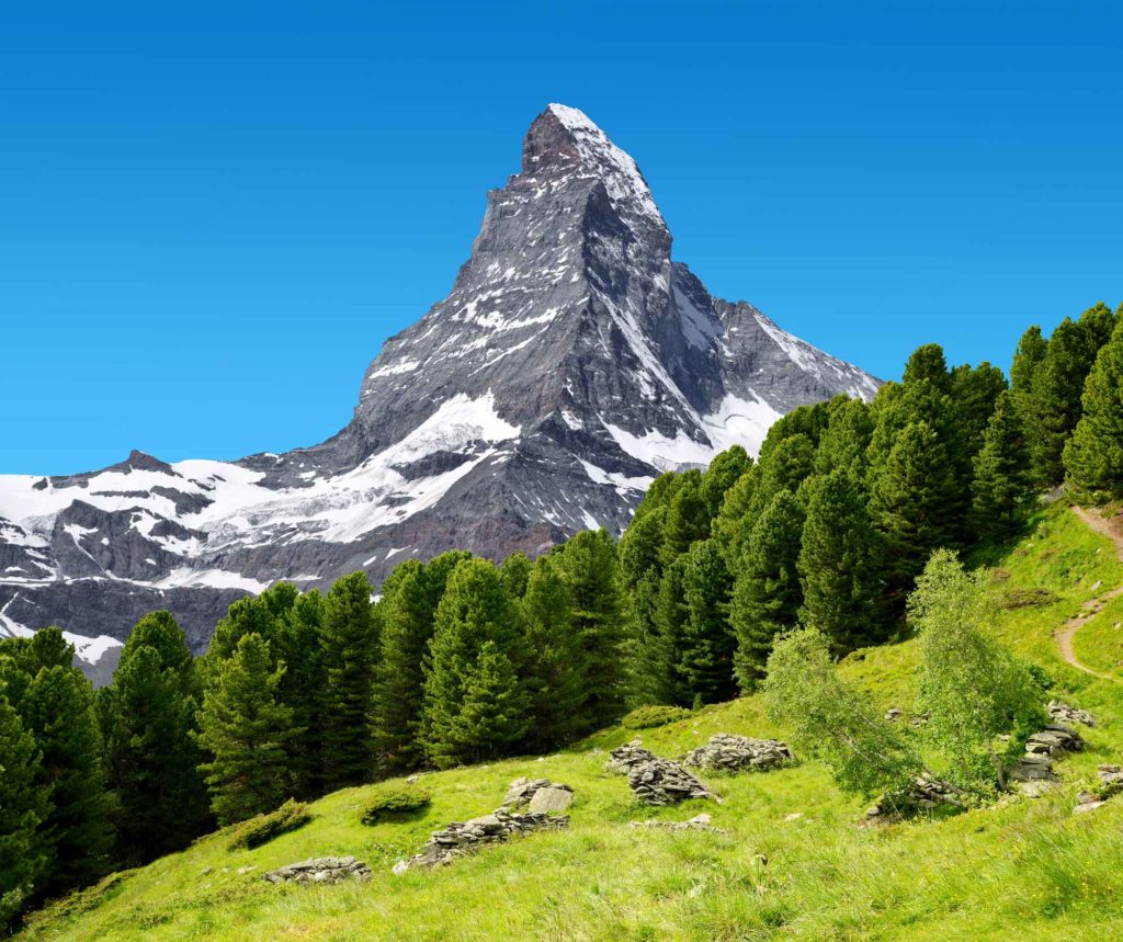 Beautiful Mountain Landscape With Views Of The Matterhorn Peak I