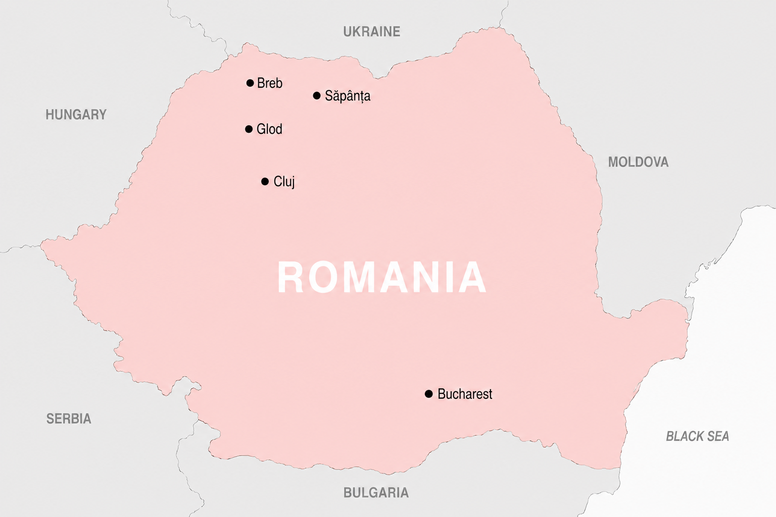 Romania PWA Map