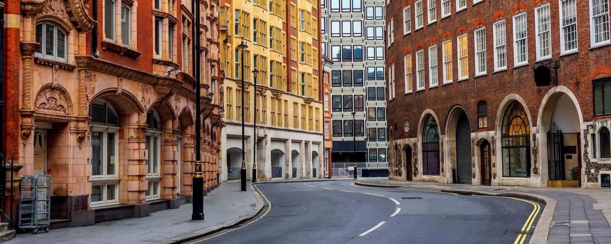 Historical Buildings In London City Center, England, UK