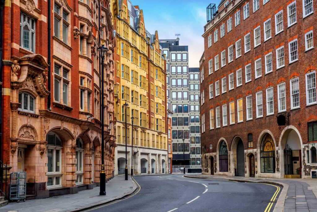 Historical Buildings In London City Center, England, UK Historical Buildings In London City Center, England, UK