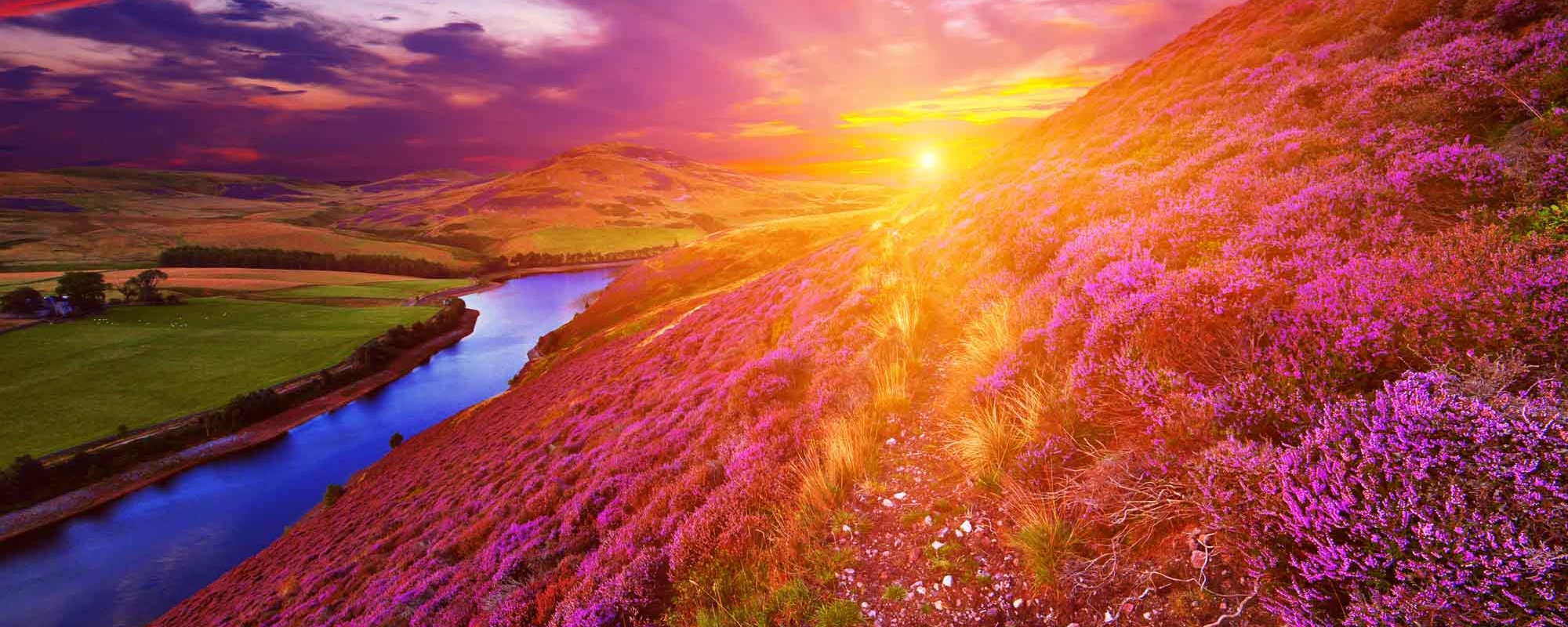 Beautiful Landscape Of Scottish Nature