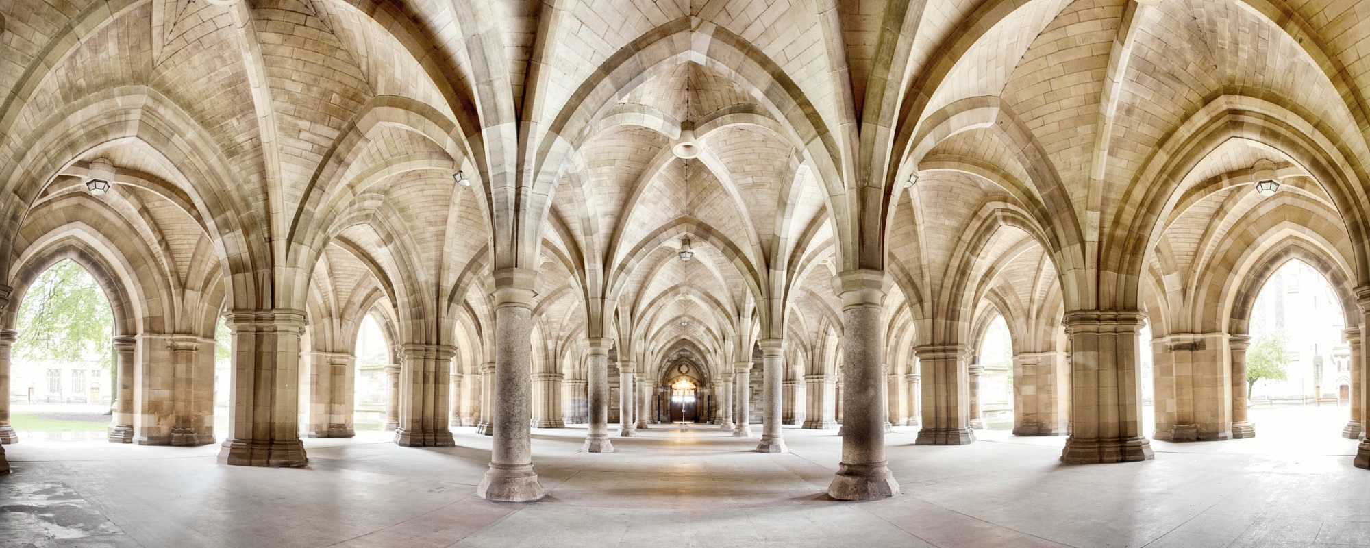 Glasgow University Cloisters Panorama