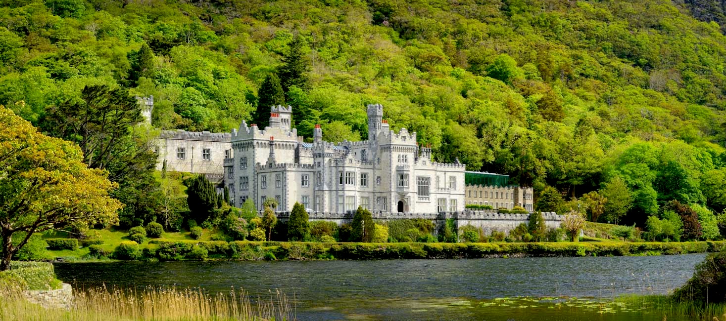 Kylemore Abbey, A Benedictine Monastery Founded On The Grounds Of Kylemore Castle, In Connemara, Ireland