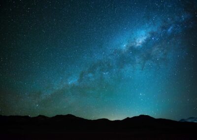 The Milky Way Shining In The Siloli Desert At High Altitude In T