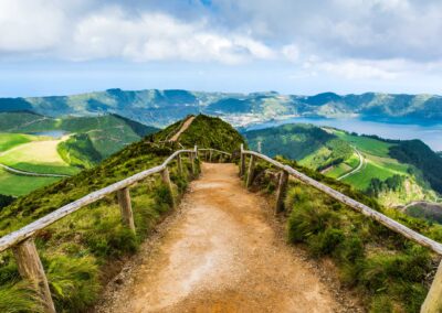 Walking Path To The Lakes Of Sete Cidades, Azores