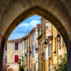 Looking Through One Of The Southwestern Gates Of The Fortified C