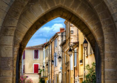 Looking Through One Of The Southwestern Gates Of The Fortified C