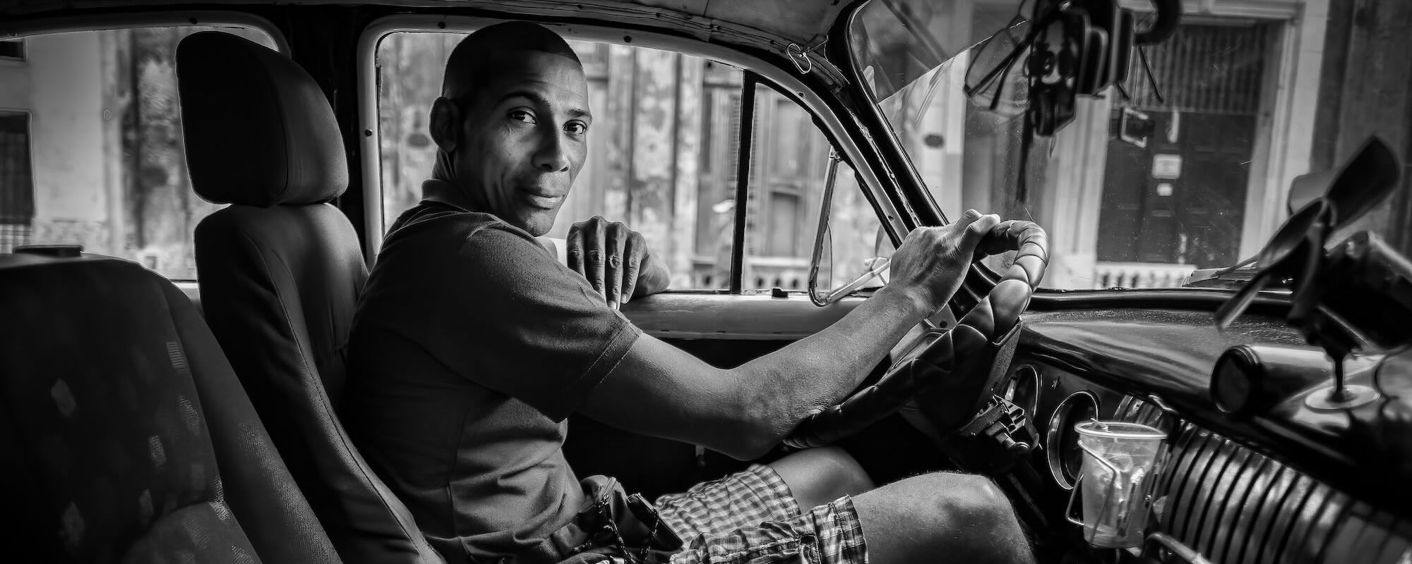 026 TAXI DRIVER Michael Chinnici Vanishing Cuba Photo Workshop Adventures Pano