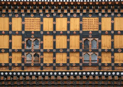 Buddhist Fortress (dzong) In Paro (bhutan)
