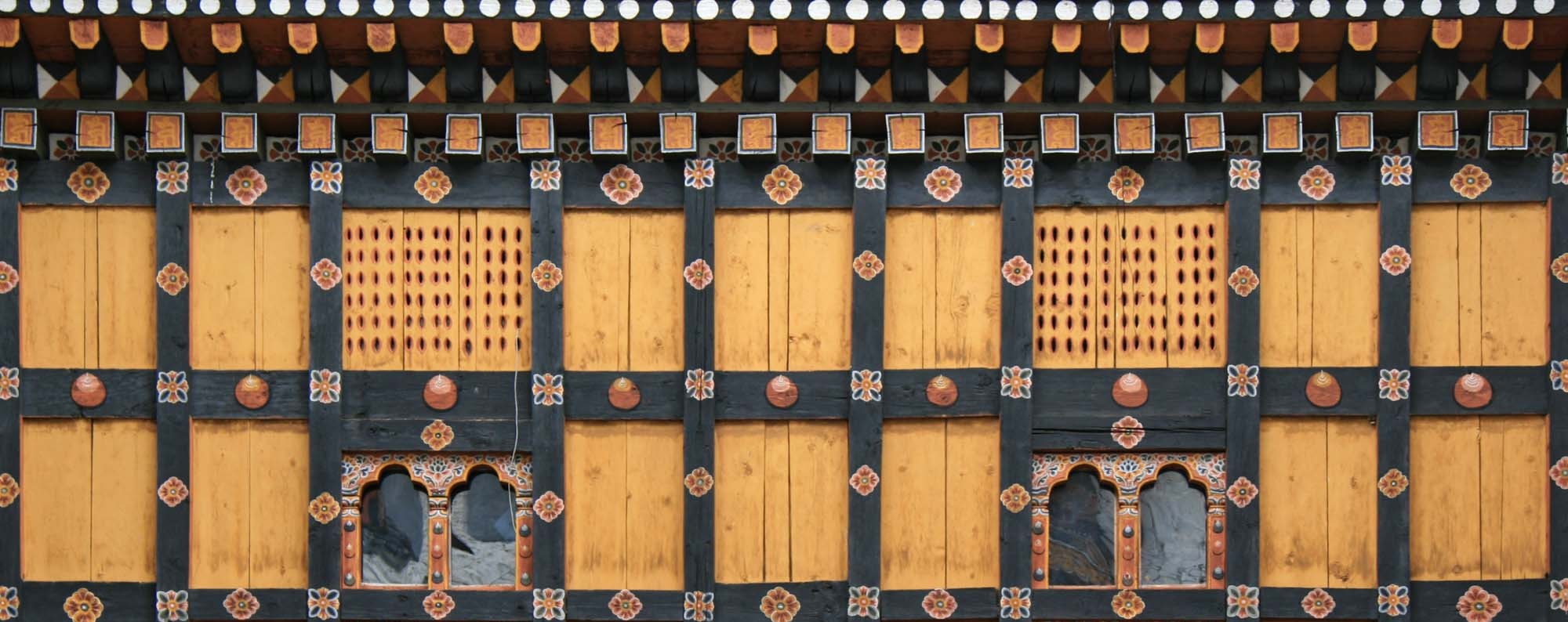 Buddhist Fortress (dzong) In Paro (bhutan)