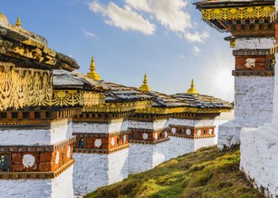 Dochula Pass 108 Chortens (Asian Stupas) Is The Memorial In Hono