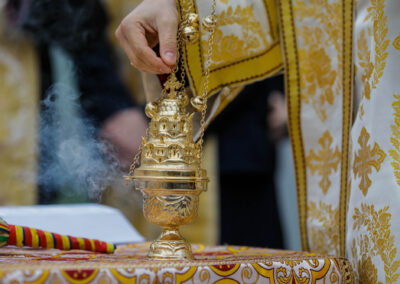 Details With A Golden Metallic Christian Orthodox Frankincense B