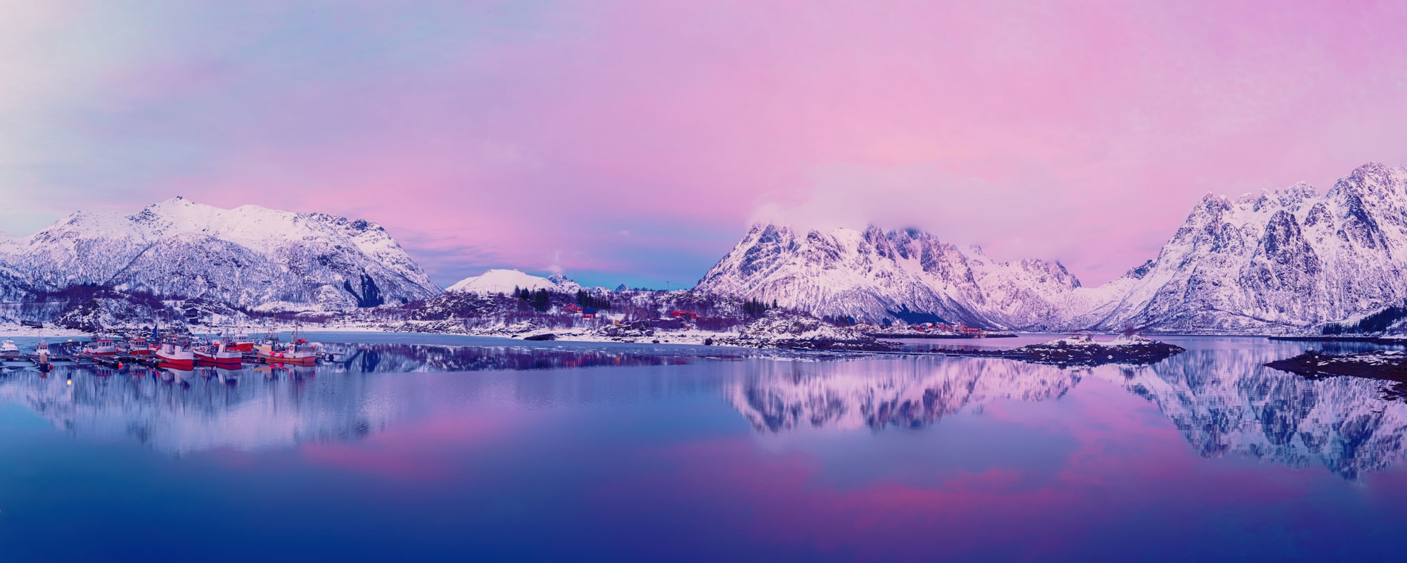 Winter Norway Lake