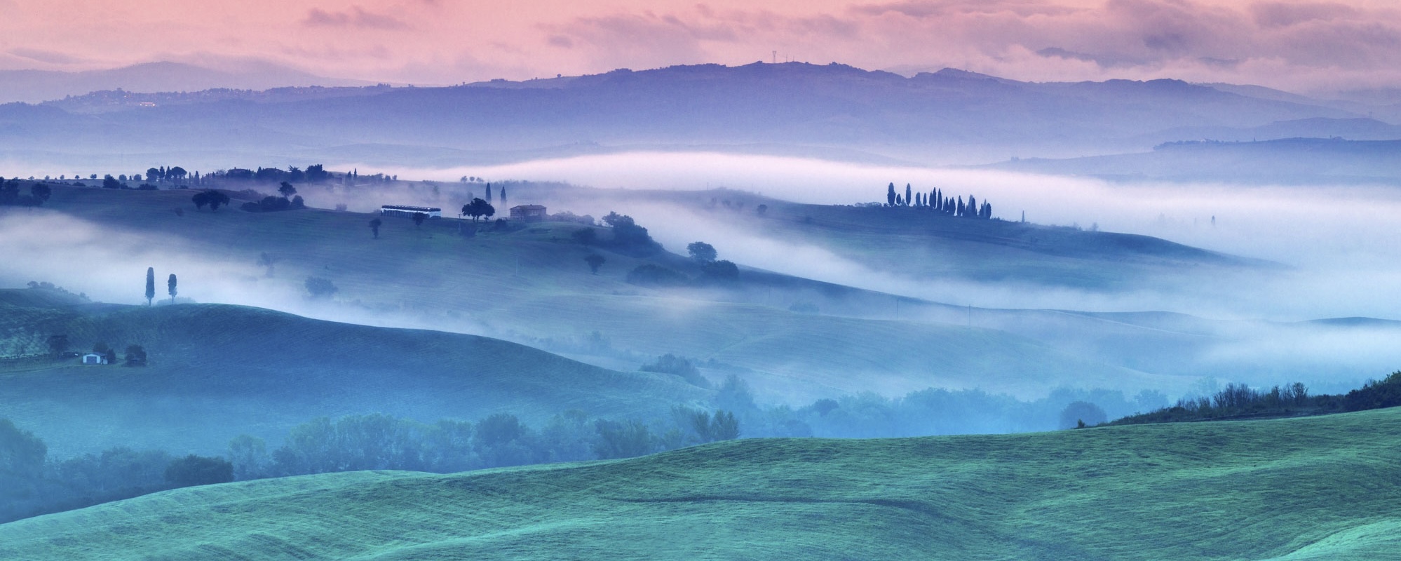 Colors Morning Twilight In Tuscan
