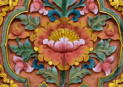 Carving On Temple Window