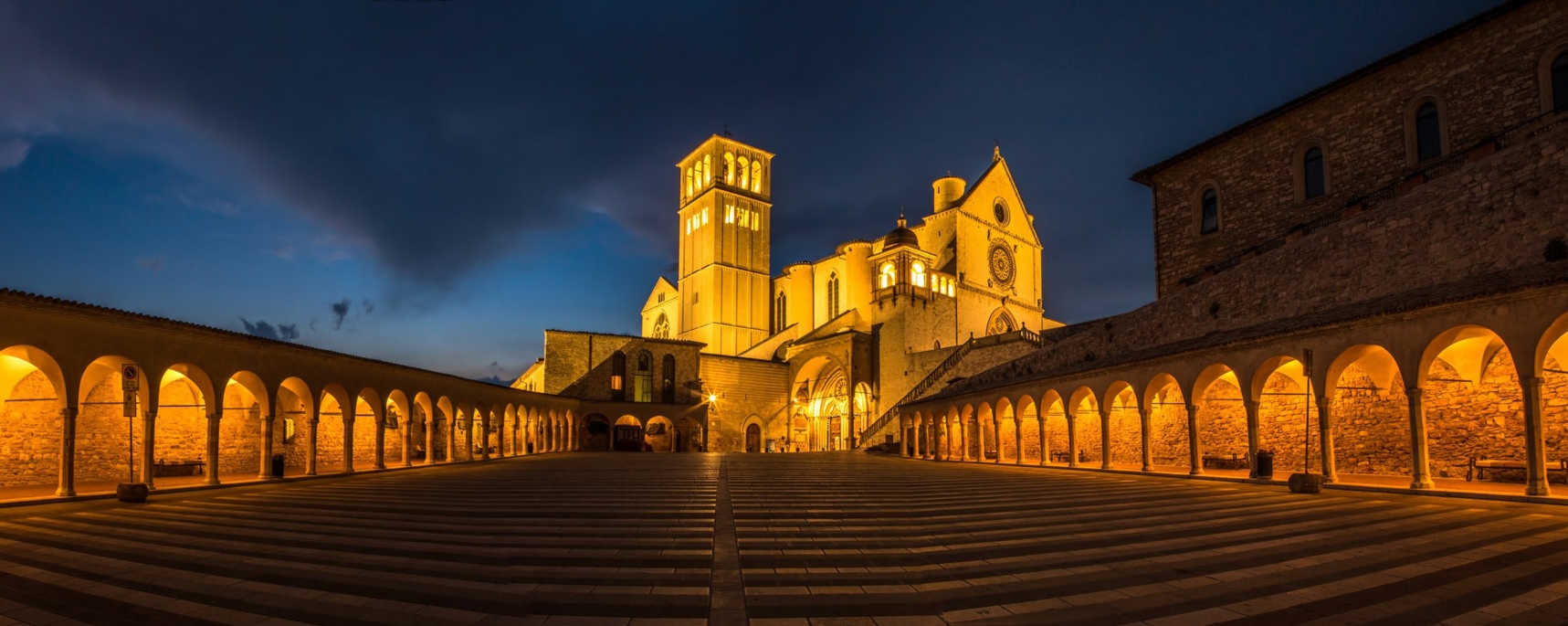 Italy Beauty, Basilica Of Saint Francis Of Assisi, Assisi, Umbria