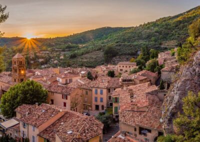 Panorama In Moustiers Sainte Marie