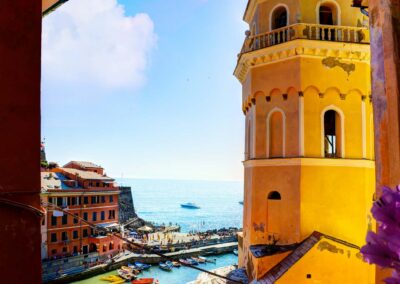 Art View Of Romantic Seascape In Vernazza, Cinque Terre, Liguria
