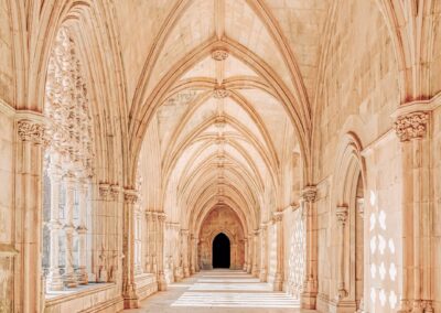 Gallery Of The Medieval Cloister In Gothic And Manueline Style O